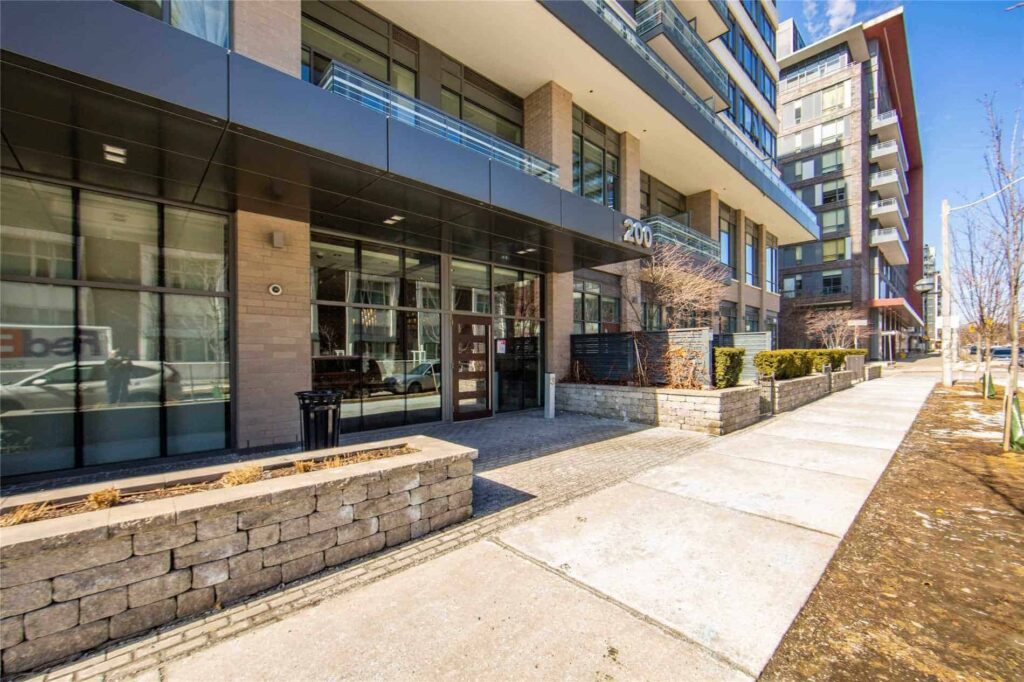 The Bartholomew Condo Front Entrance Regent Park
