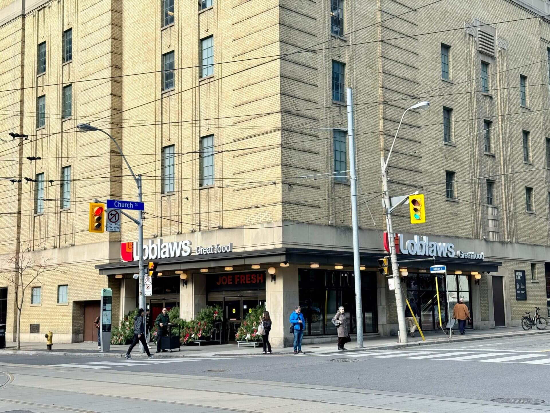 Flagship Loblaws grocery store at Church and Carlton