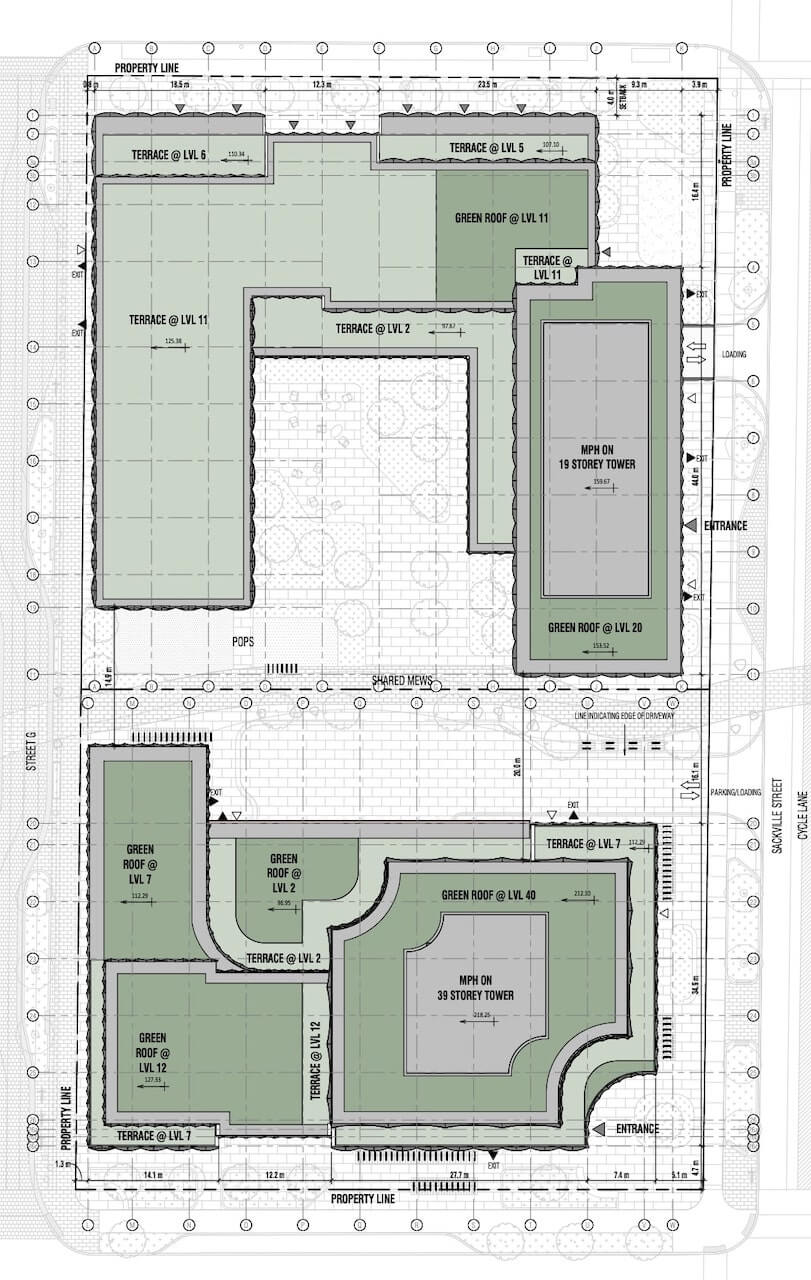 325 Gerrard Street East Site Plan